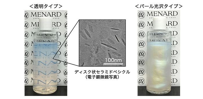 セラミドを配合した透明製剤・パール製剤